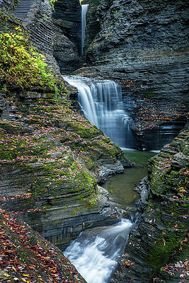 Cascade at Watkins Glen Gorge by Alex Mironyuk Cascade at Watkins Glen Gorge by Alex Mironyuk