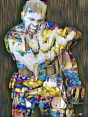 Cassius Clay Muhammad Ali Painting 3 by Tony Rubino Cassius Clay Muhammad Ali Painting 3 by Tony Rubino