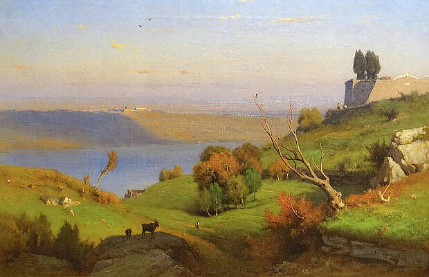 Wall Art - Painting - Castel Gandolfo 1876 by George Inness