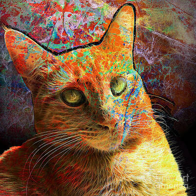 Cat Portrait Art by Laura L Leatherwood Cat Portrait Art by Laura L Leatherwood
