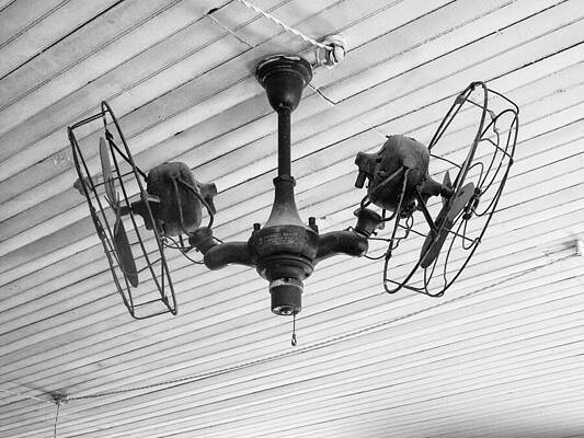 Wall Art - Photograph - Ceiling Fans by Barry Styles