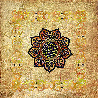 Celtic Shield Knot Symbol Golden by Kandy Hurley Celtic Shield Knot Symbol Golden by Kandy Hurley