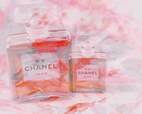 Chanel Perfume Bottle No 5 Canvas Wall Art – SharpWallArts