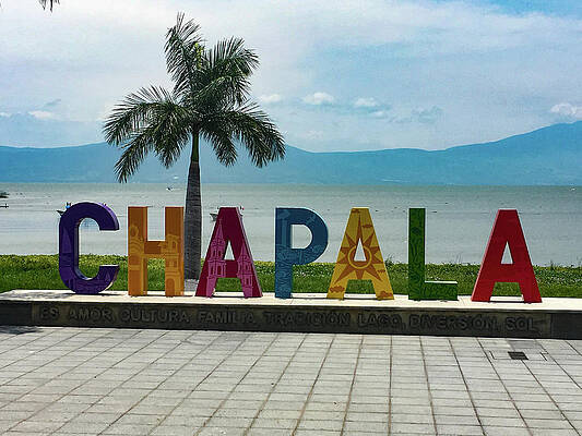 Wall Art - Photograph -  Lifesize Block Letters on Boardwalk by Bonnie Colgan