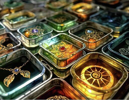 Wall Art - Digital Art - Charm Store by Eris And AI