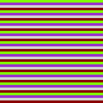 [ Thumbnail: Chartreuse, Dark Orchid, Light Gray, and Dark Red Colored Lined/Striped Pattern Acrylic Print ]