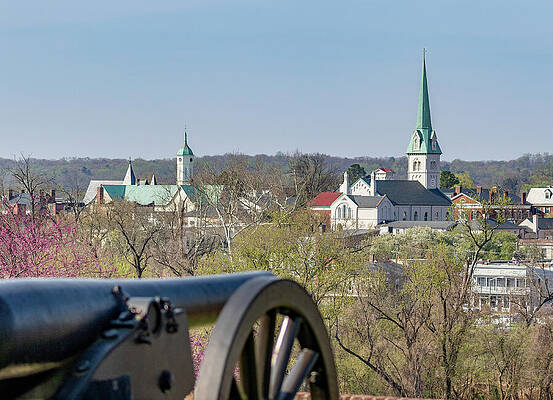Chatham overlooking Fredericksburg by Connie Decatur