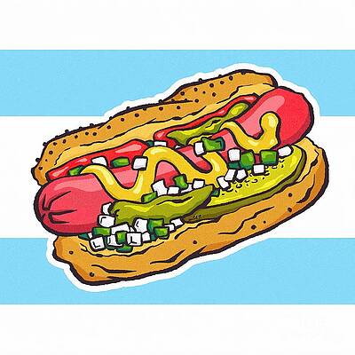 Chicago Hot Dog by Ward Isaac