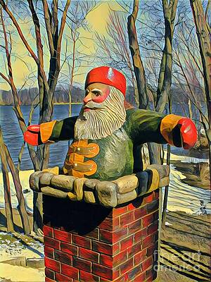 Chimney Santa by Leo and Marilyn Smith Chimney Santa by Leo and Marilyn Smith