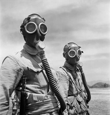 gas mask fashion photography