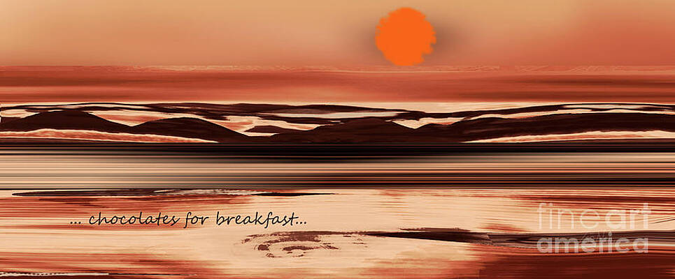 Wall Art - Mixed Media - Chocolates For Breakfast by Zsanan Studio