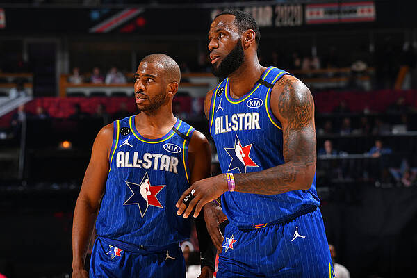 Wall Art - Photograph - Chris Paul and Lebron James by Jesse D. Garrabrant