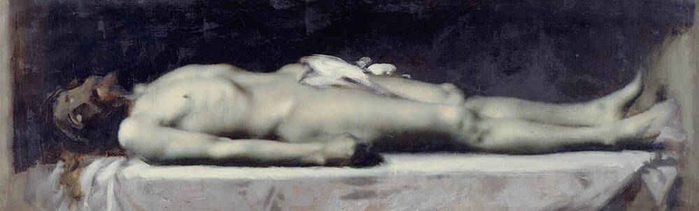 Christ At The Tomb Painting By Jean Jacques Henner