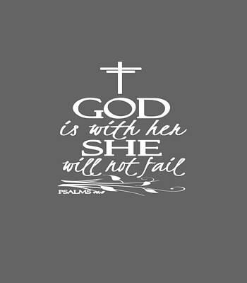 Christian Womengod Is With Her She Will Not Fail Easter Sunday by Wojciech4Ellie