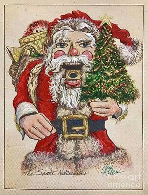 Christmas Red Santa Nutcracker #3 by Gail Allen Christmas Red Santa Nutcracker #3 by Gail Allen