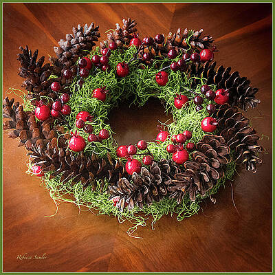 Christmas Wreath by Rebecca Samler Christmas Wreath by Rebecca Samler