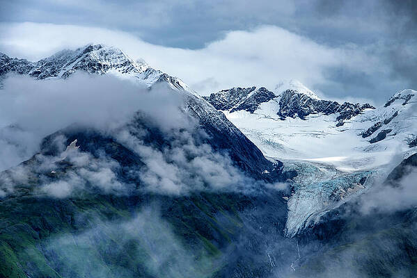 Wall Art featuring the photograph Chugach Mountains Glacier by Michael Collins