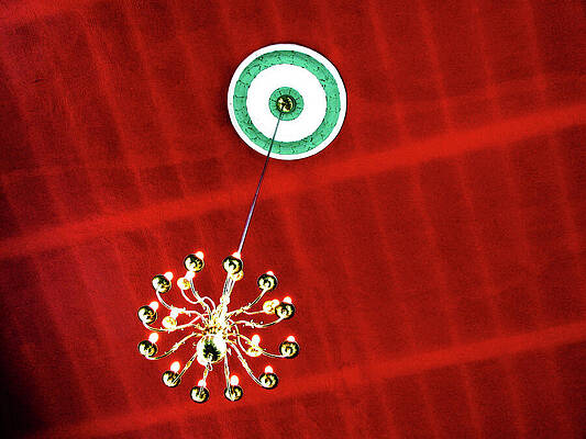 Wall Art - Photograph - Church Chandelier by Rick Locke - Out of the Corner of My Eye