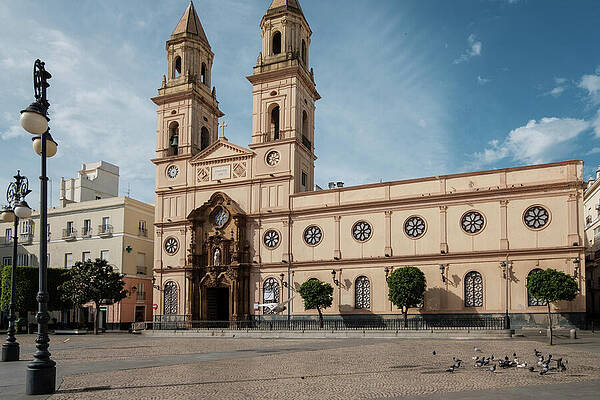 Wall Art - Photograph - Church of San Antonio in Cadiz, Southern Spain by Stuart Chard