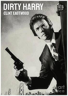 Clint Eastwood bandw cover by Owen Kennedy