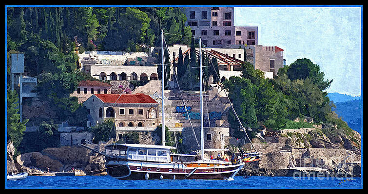 Clippers In Dubrovnik by Lance Sheridan-Peel Clippers In Dubrovnik by Lance Sheridan-Peel