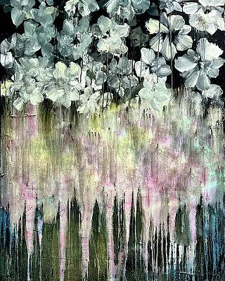 Wall Art - Painting - Cloud Flower  by Eric Rottcher