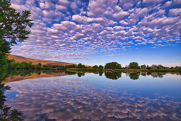 Cloudscape on the river 2 by Lynn Hopwood Cloudscape on the river 2 by Lynn Hopwood
