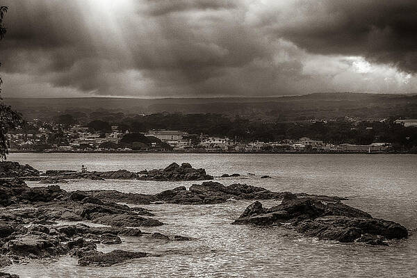 Cloudy Hilo Bay Hawaii by Rich Isaacman Cloudy Hilo Bay Hawaii by Rich Isaacman