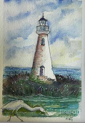 Tybee Island Lighthouse  Original Painting on 16x20 Fredrix Canvas Pa –  Brandon Art Co.