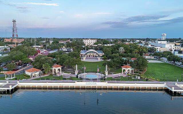 Wall Art - Photograph - Cocoa Riverfront Park by Bradford Martin