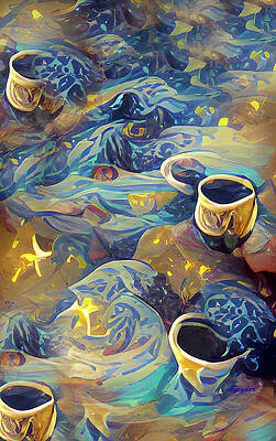 Coffee From the Starry Night Cafe by Floyd Snyder Coffee From the Starry Night Cafe by Floyd Snyder