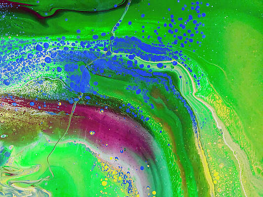  Painting - Color in Rivers, Streams Flowing by Suzy Lang
