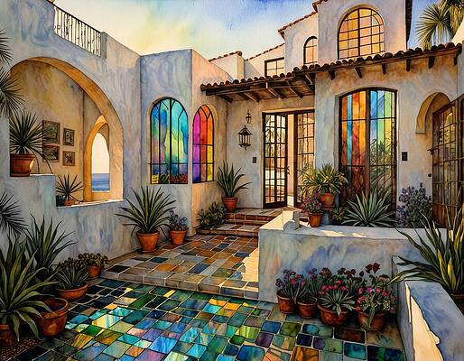 Wall Art - Digital Art - Color Segment Design by Eris And AI