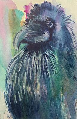 Colorful Raven by Christine Marie Rose Colorful Raven by Christine Marie Rose