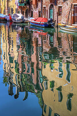 Wall Art - Photograph - Colorful Reflections In Venice by Elvira Peretsman