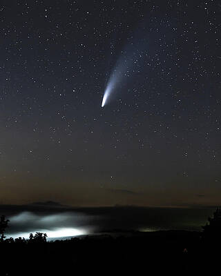 Comet above the Fog by Tim Kirchoff Comet above the Fog by Tim Kirchoff