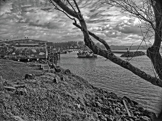 Coming Into The Pacific Shrimp Company Cannery by Thom Zehrfeld Coming Into The Pacific Shrimp Company Cannery by Thom Zehrfeld