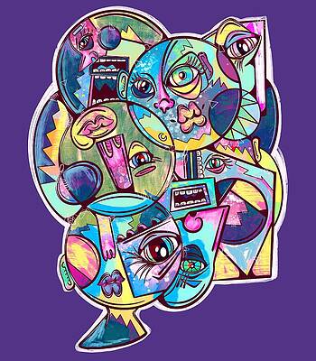  Digital Art - Contained Chaos by Hollie Day