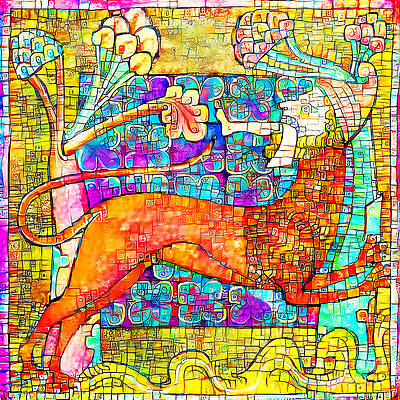 Contemporary Medieval Art The Manticore 20201021v6 by Wingsdomain Art and Photography Contemporary Medieval Art The Manticore 20201021v6 by Wingsdomain Art and Photography