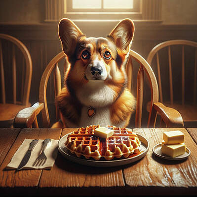 https://render.fineartamerica.com/images/images-profile-flow/400/images/artworkimages/mediumlarge/3/corgi-and-waffles-holly-picano.jpg