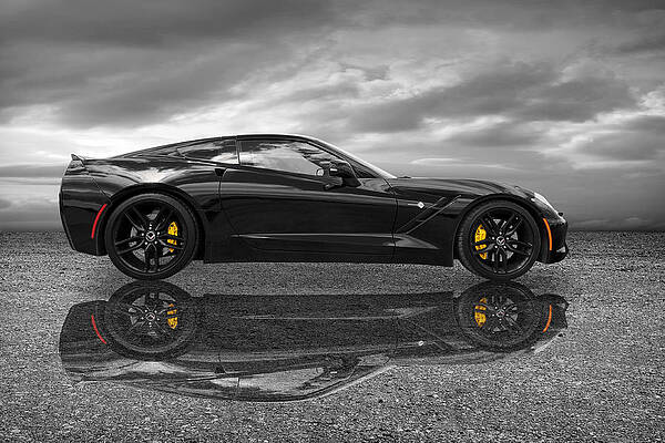 Corvette Stingray C7 Reflection by Gill Billington Corvette Stingray C7 Reflection by Gill Billington