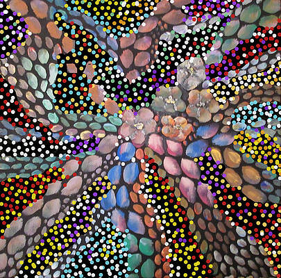 Wall Art - Mixed Media - Cosmic Boquet by Bradley Boug