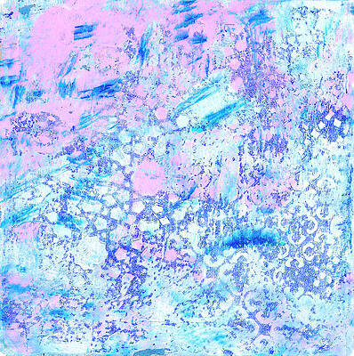 Wall Art - Mixed Media - Cotton candy dreams by Maria Dimitrova