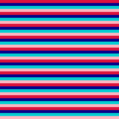 [ Thumbnail: Crimson, Dark Blue, Dark Turquoise, and Light Pink Colored Stripes/Lines Pattern Duvet Cover ]