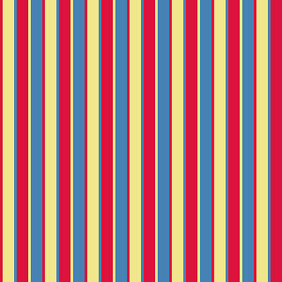 [ Thumbnail: Crimson, Tan, and Blue Colored Lines Pattern Shower Curtain ]