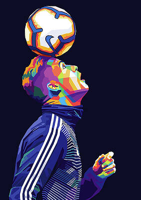 Out Of Context Mbappe poster Digital Art by Dorothy Caldwell - Pixels