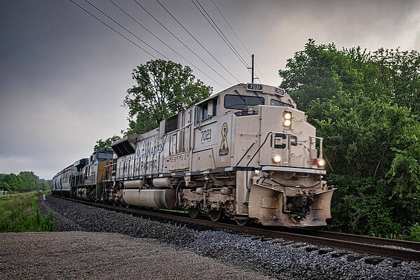 CSX K815-19 With CP 7021 southbound at Darmstadt Indiana by Jim Pearson CSX K815-19 With CP 7021 southbound at Darmstadt Indiana by Jim Pearson
