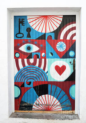 Cubist door - Spain by Bryan Attewell Cubist door - Spain by Bryan Attewell