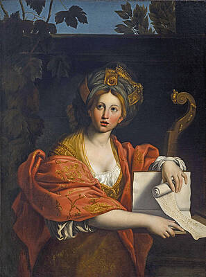 Cumaean Sibyl after Domenichino Print by Angelica Kauffmann