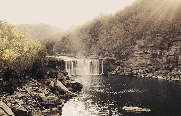 Cumberland Falls Evening Light by Dan Sproul Cumberland Falls Evening Light by Dan Sproul